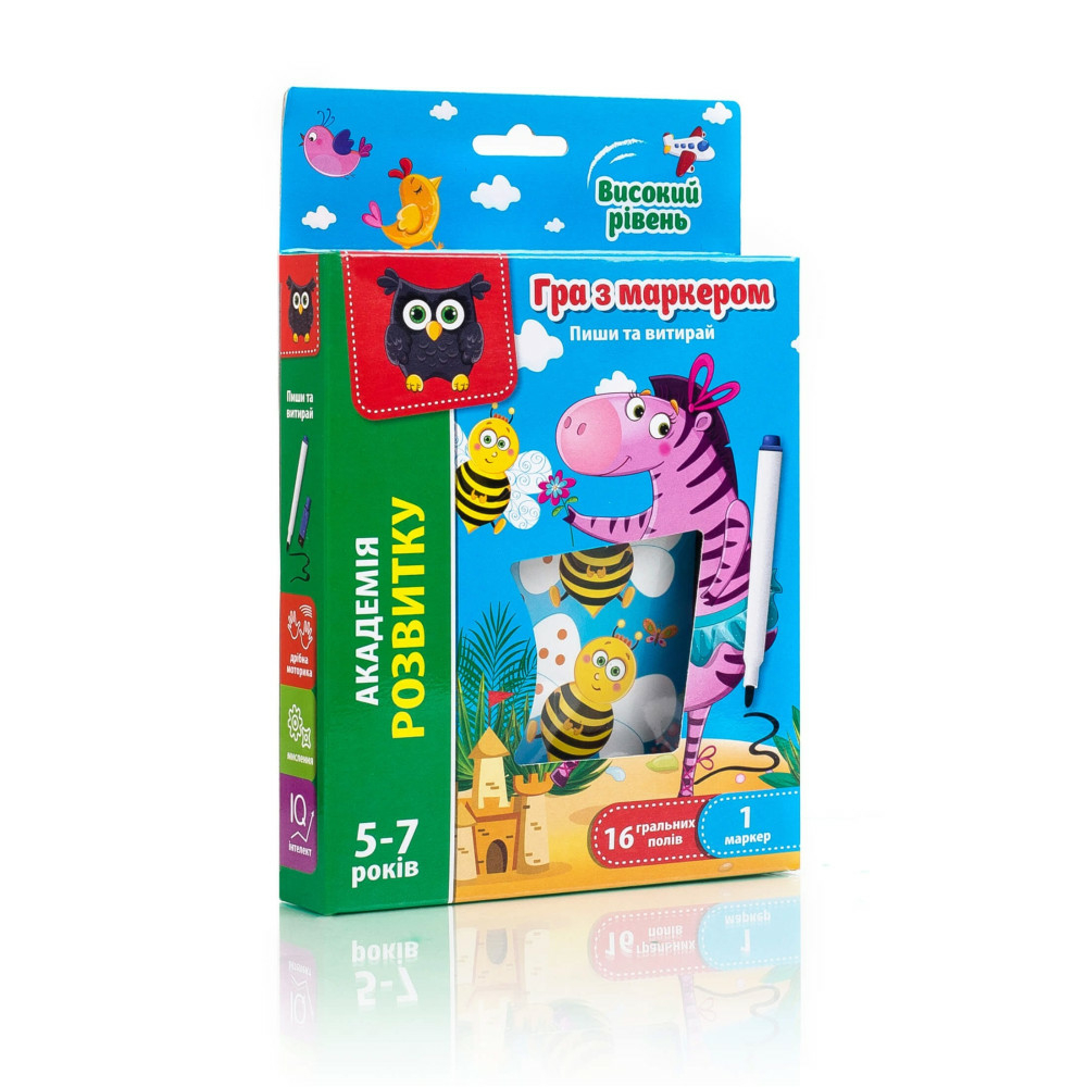 Фото, Видеообзоры гра з маркером «пиши та витирай. високий рівень» vt5010-06