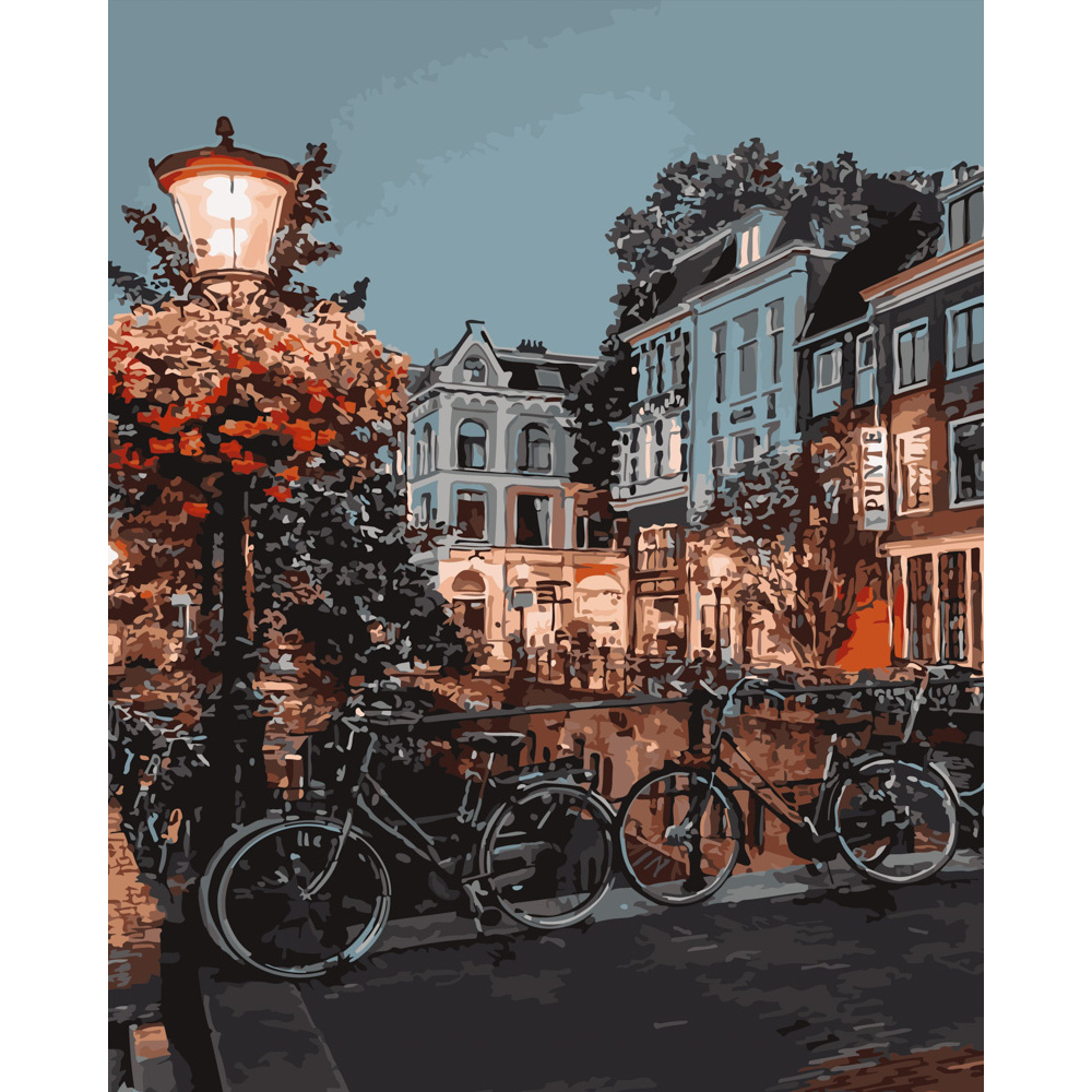 Фото, Відеоогляди картина за номерами strateg преміум велосипедна прогулянка розміром 40х50 см (gs447)