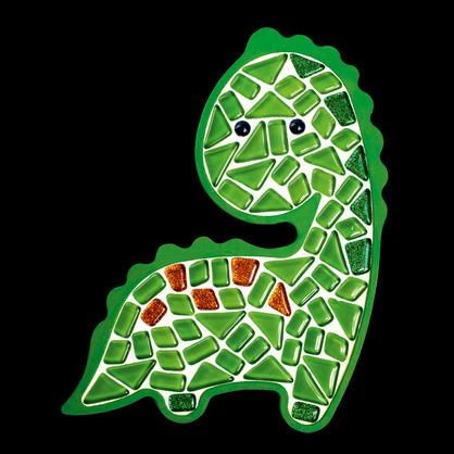 Фото, Відеоогляди набір для творчості скляна мозаїка «динозавр» для дітей mosaaro ma7003