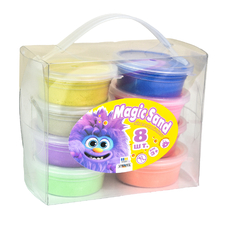 Набір кінетичного піску "Magic sand" 8 шт Strateg (39406) Набір кінетичного піску "Magic sand" 8 шт Strateg (39406)