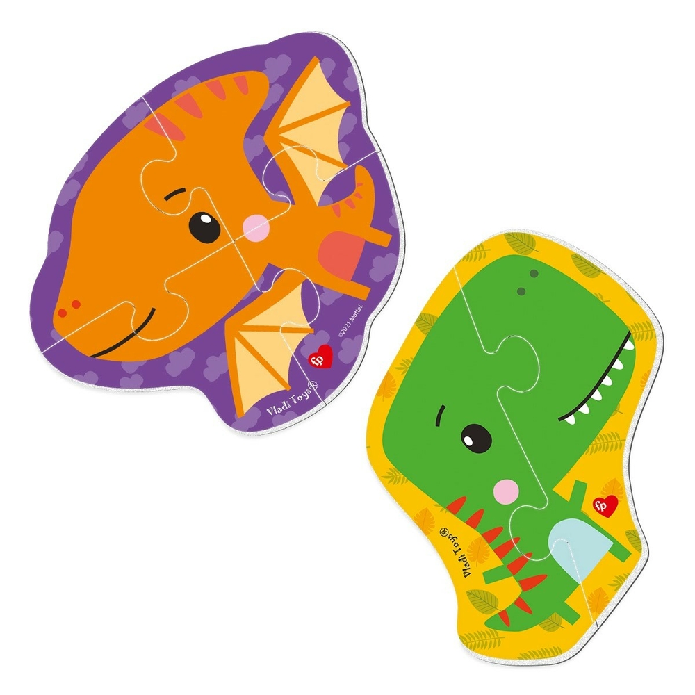 Фото, Видеообзоры магнітні бебі пазли «fisher-price. динозаврики» vt3208-16