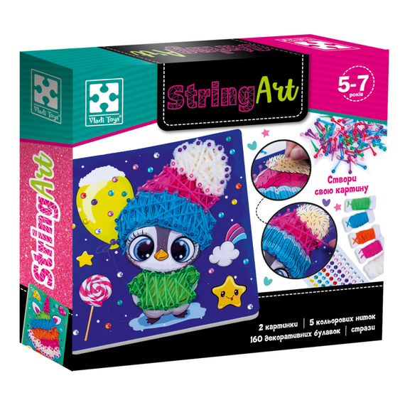 Отзывы  набір для творчості vladi toys cтрінг арт. ласунчик. vt4501-21