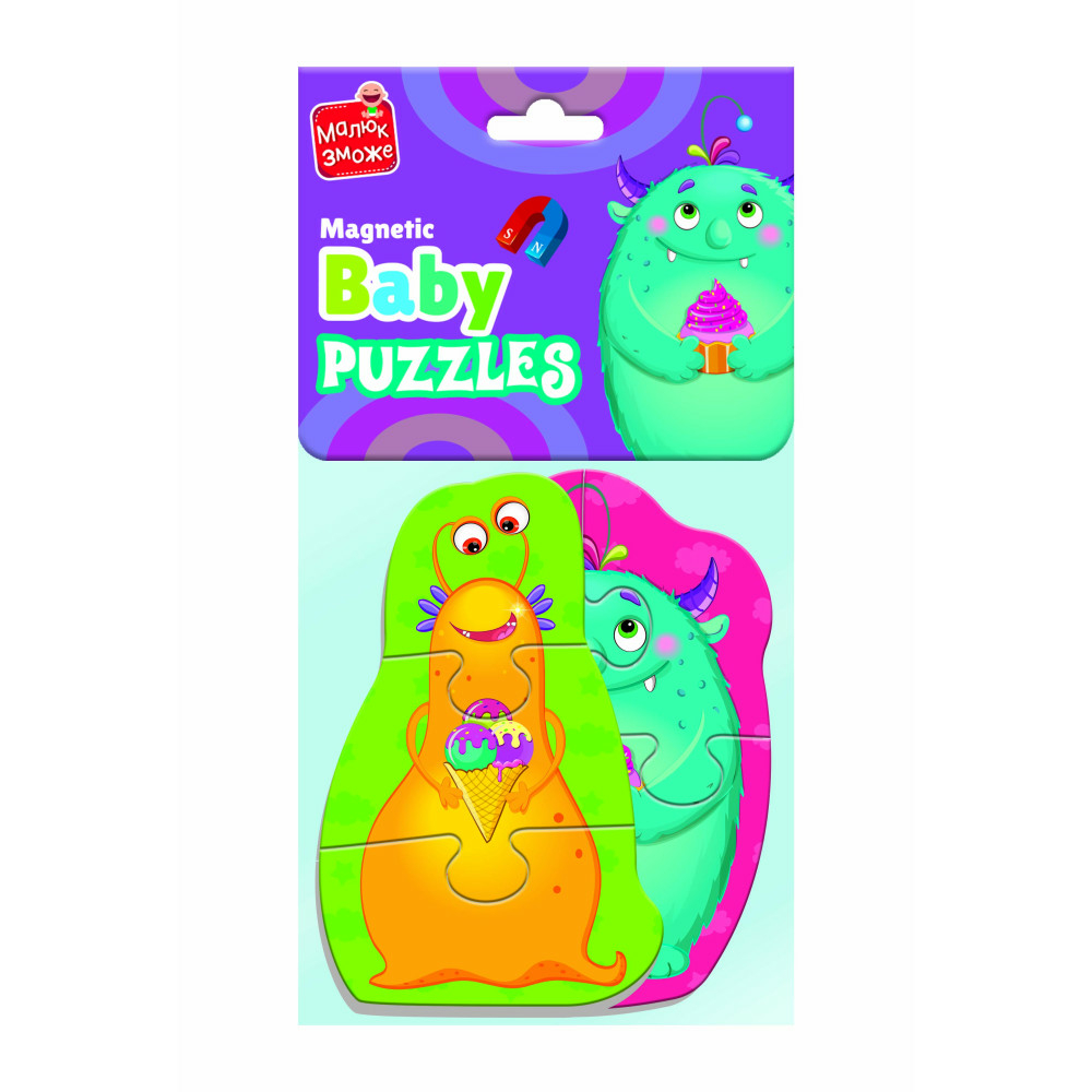 Фото, Відеоогляди магнітні бебі пазли «монстрики»
