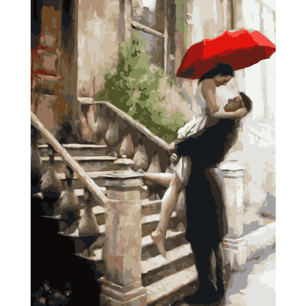 Фото, Відеоогляди картина за номерами strateg преміум довгоочікувана зустріч з лаком розміром 40х50 см va-1659