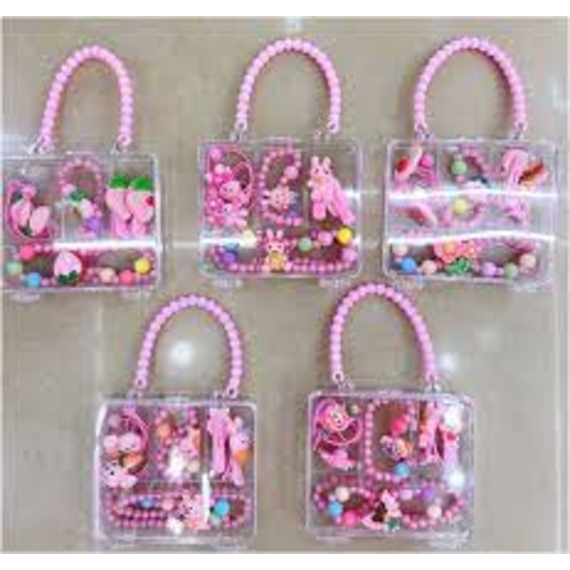 Набір прикрас С63953 (480) 4 види, шпильки, резинки, браслет, каблучка