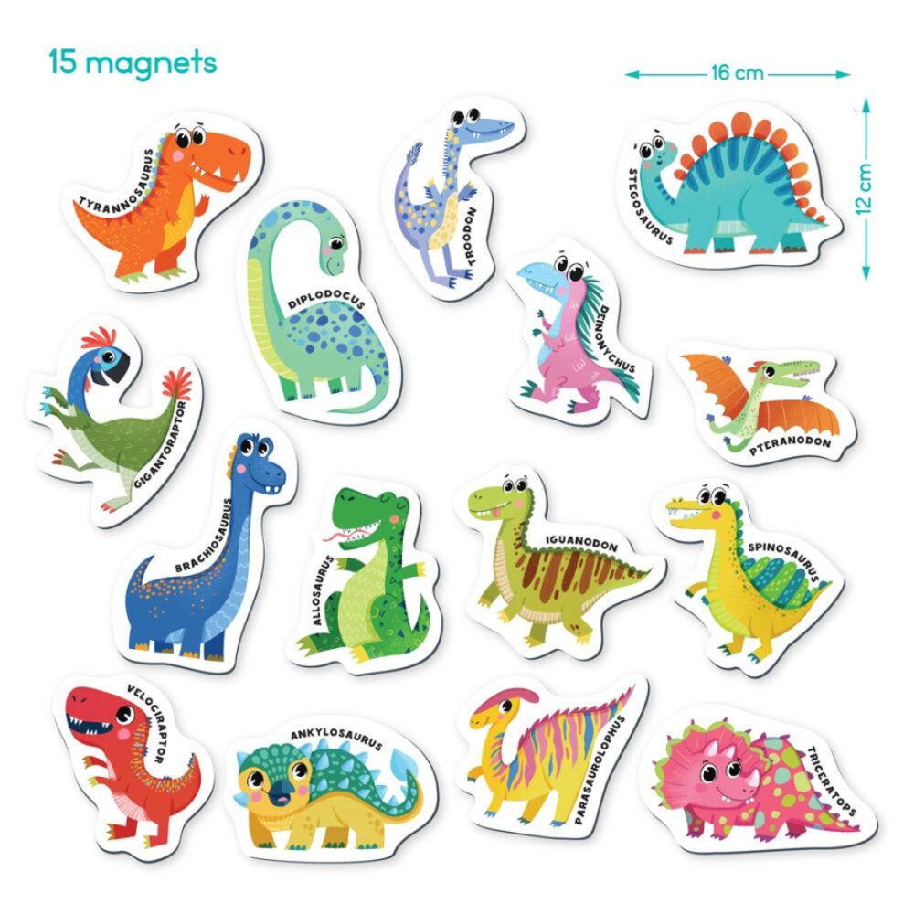 Фото, Відеоогляди набір магнітів dodo динозаврики