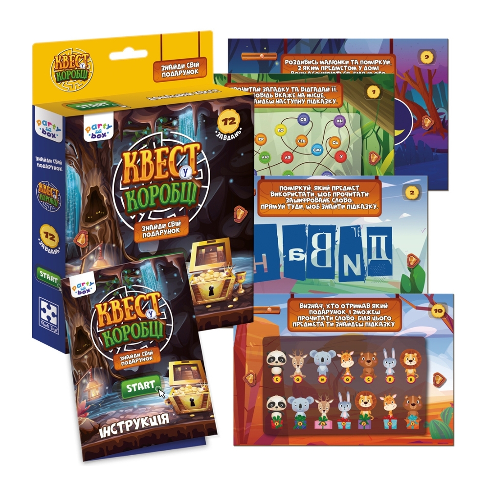 Фото, Видеообзоры гра настільна vladi toys розважальна. квест у коробці відеогра. vt5902-03