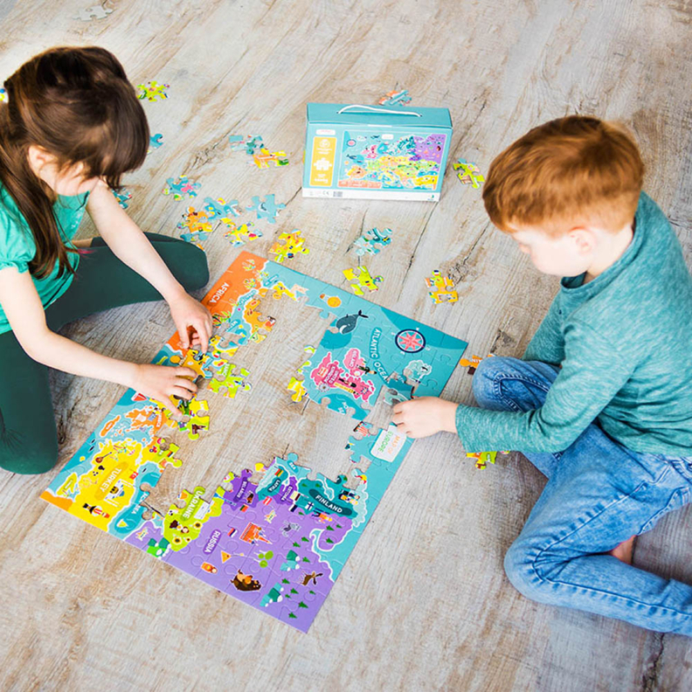 Фото, Відеоогляди пазл dodo мапа європи (англ. мова)