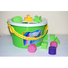 Відро-логіка, сортер 10 фігур KW-02-206