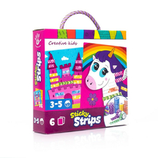Набір для творчості з декоративним скотчем «Sticky strips. Єдиноріг» Vladi Toys VT4433-03 Набір для творчості з декоративним скотчем «Sticky strips. Єдиноріг» Vladi Toys VT4433-03