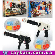 Автомат G 130-G130-7 (96шт) 28см водяні пулі мягкі пулі присоски в коробці