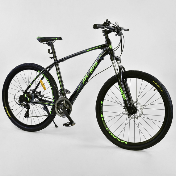 Велосипед спорт,CORSO EVOLUTION 26 дюйма 59198 рама алюм,17, 21 швидк,,зібр,75%