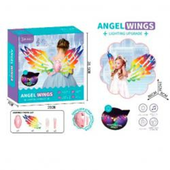 Набір аксесуарів 3688-М6 (18шт) карнавальні крила, метелик, музика, світло, рухливі, розібрані