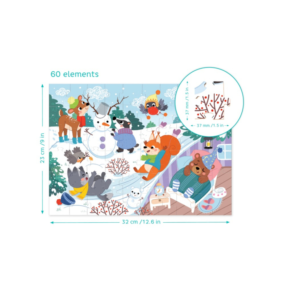 Фото, Відеоогляди пазл dodo зимові тваринки