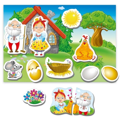 Фото, Видеообзоры гра настільна vladi toys магнітний театр академія розвитку "курочка ряба" vt3206-31