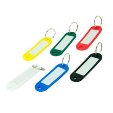 Брелок ідентифікатор для ключів, 20*48мм, в асорт. 3720015Лідер