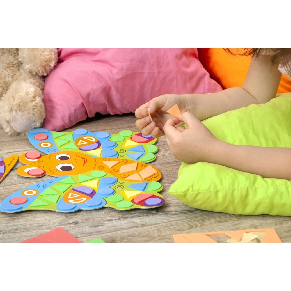 Фото, Відеоогляди набір для творчості м'яка мозаїка фігурна «равлик» vladi toys vt4511-01