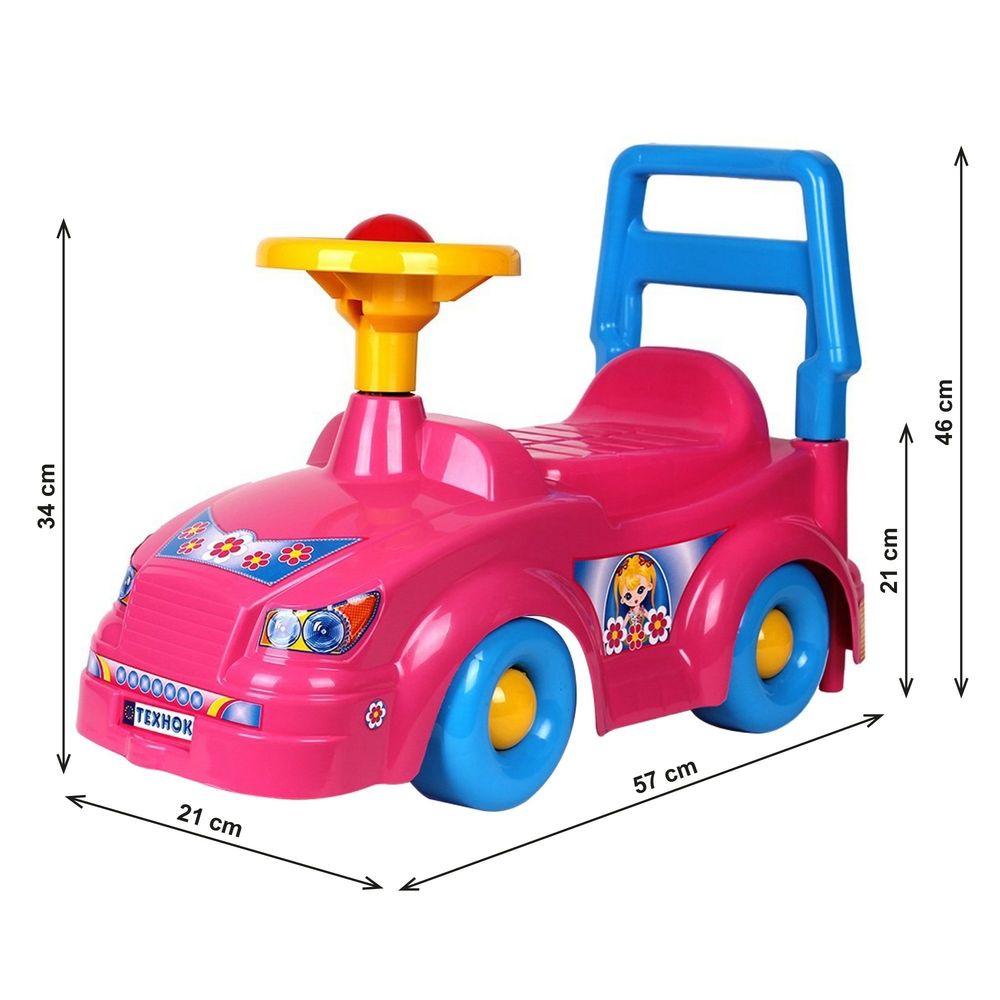 Фото, Видеообзоры іграшка "автомобіль для прогулянок технок", арт.3848