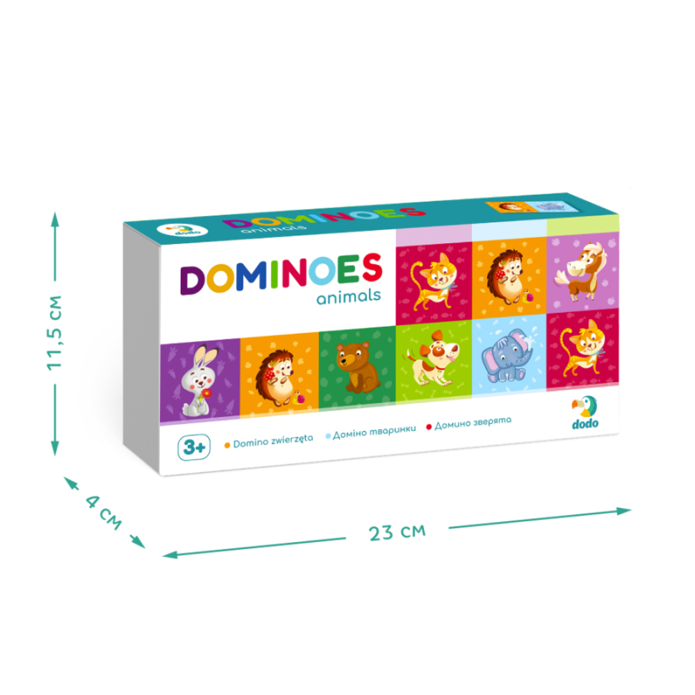 Фото, Відеоогляди настільна гра dodo доміно тварини