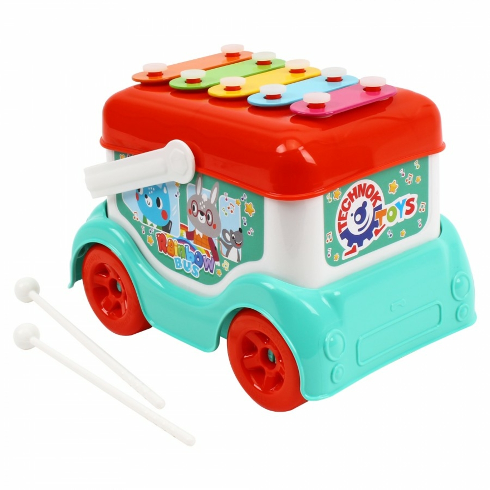 Фото, Відеоогляди іграшка «автобус-ксилофон технок», арт.9857