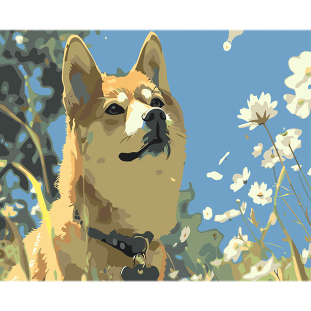 Фото, Видеообзоры картина за номерами strateg преміум вірний погляд з лаком та з рівнем розміром 30х40 см (ly61)