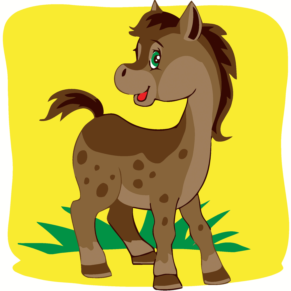 Фото, Видеообзоры картина за номерами strateg конячка-поні розміром 20х20 см (hh7056)