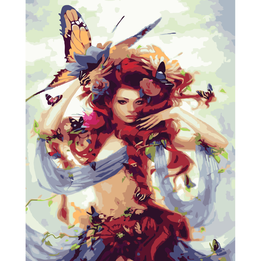 Фото, Видеообзоры картина за номерами strateg преміум стан душі з лаком розміром 30х40 см (ss-6517)