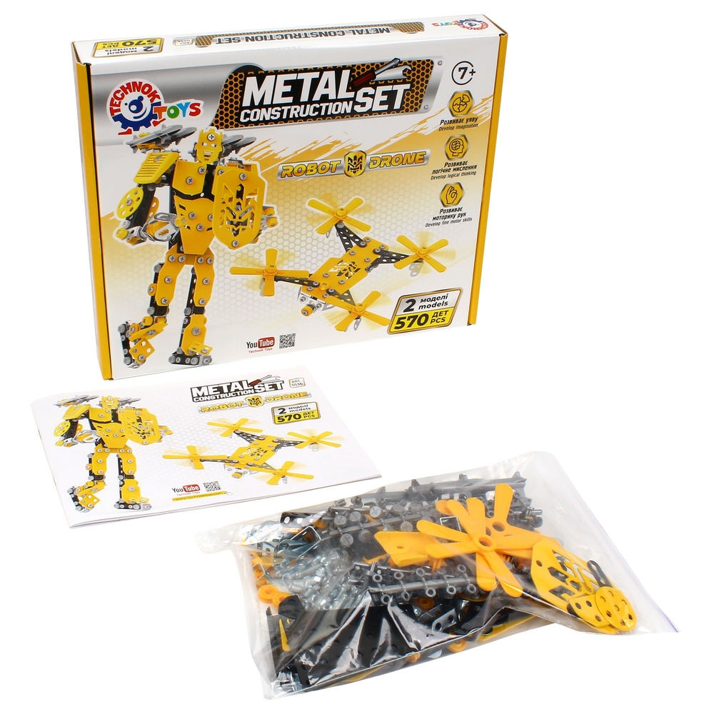 Фото, Відеоогляди іграшка "конструктор металевий технок", арт.0136