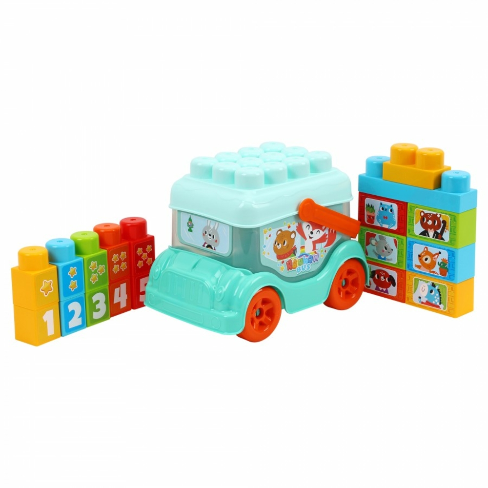 Фото, Видеообзоры іграшка "автобус-конструктор технок", арт.0396