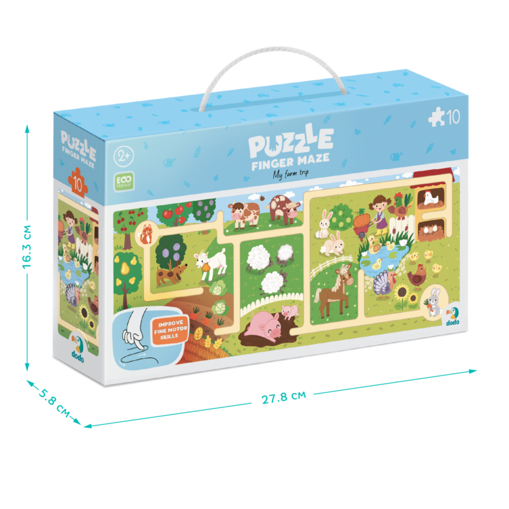 Фото, Відеоогляди пазл-лабіринт dodo моя мандрівка фермою