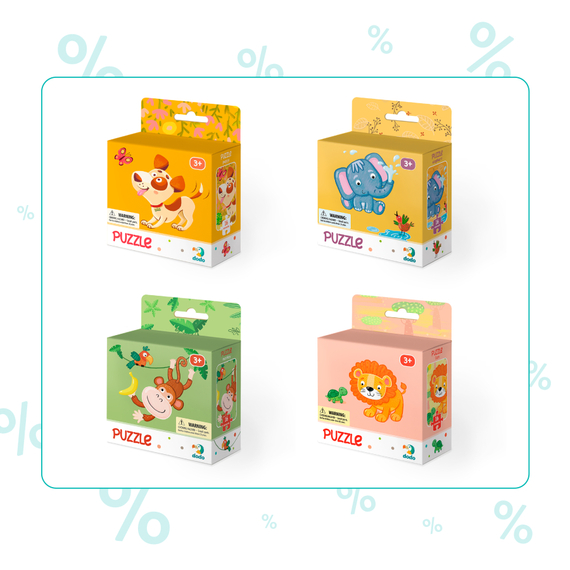 Відгуки  набір пазлів на 16 елементів dodo