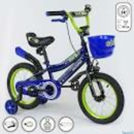 Велосипед 14 дюйм,2-х колісн,G-14322 CORSO ,ручн,тормоз,дзвіночок,сидіння з ручкою