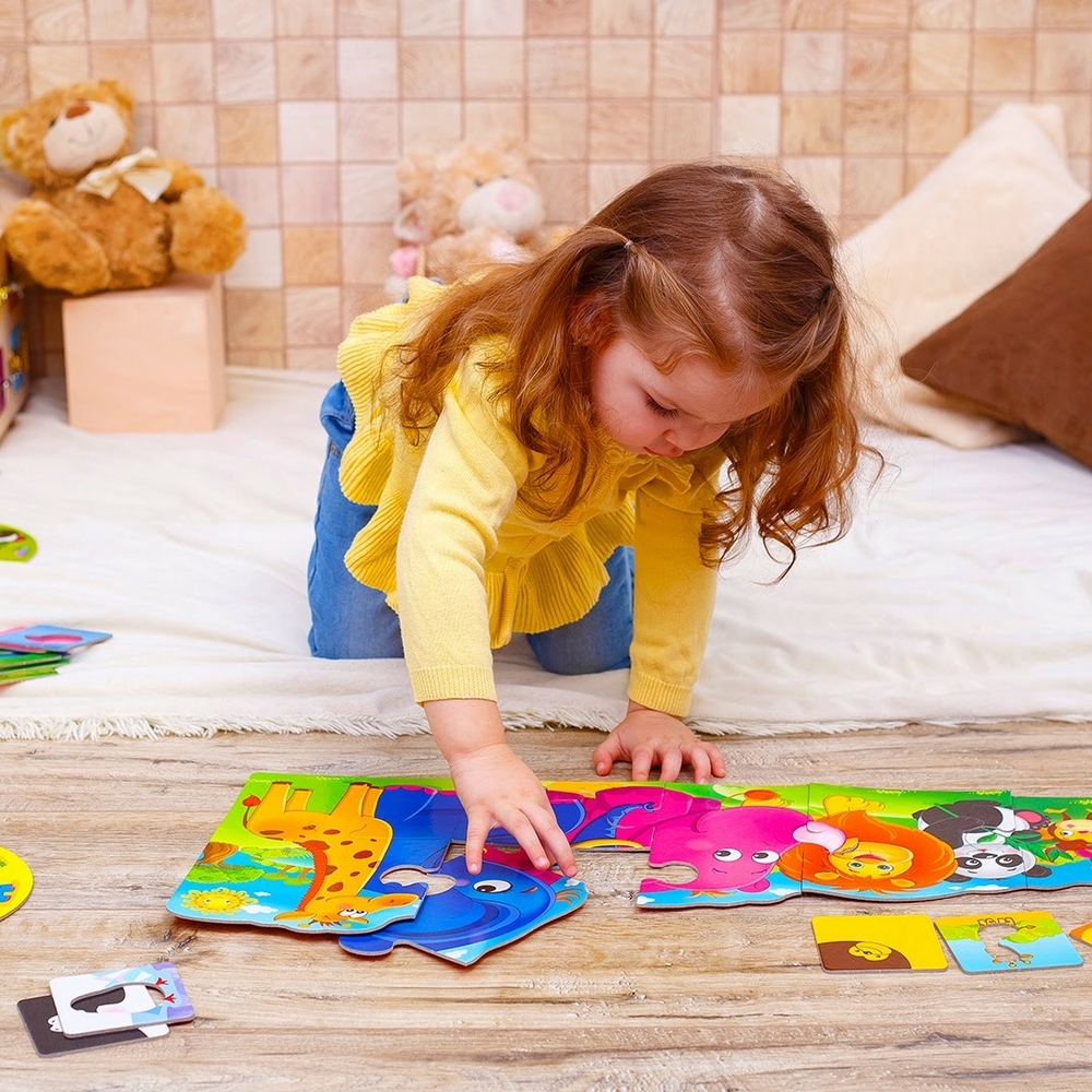 Фото, Відеоогляди великий розвиваючий набір 3 в 1 «зоосвіт» vt2901-04