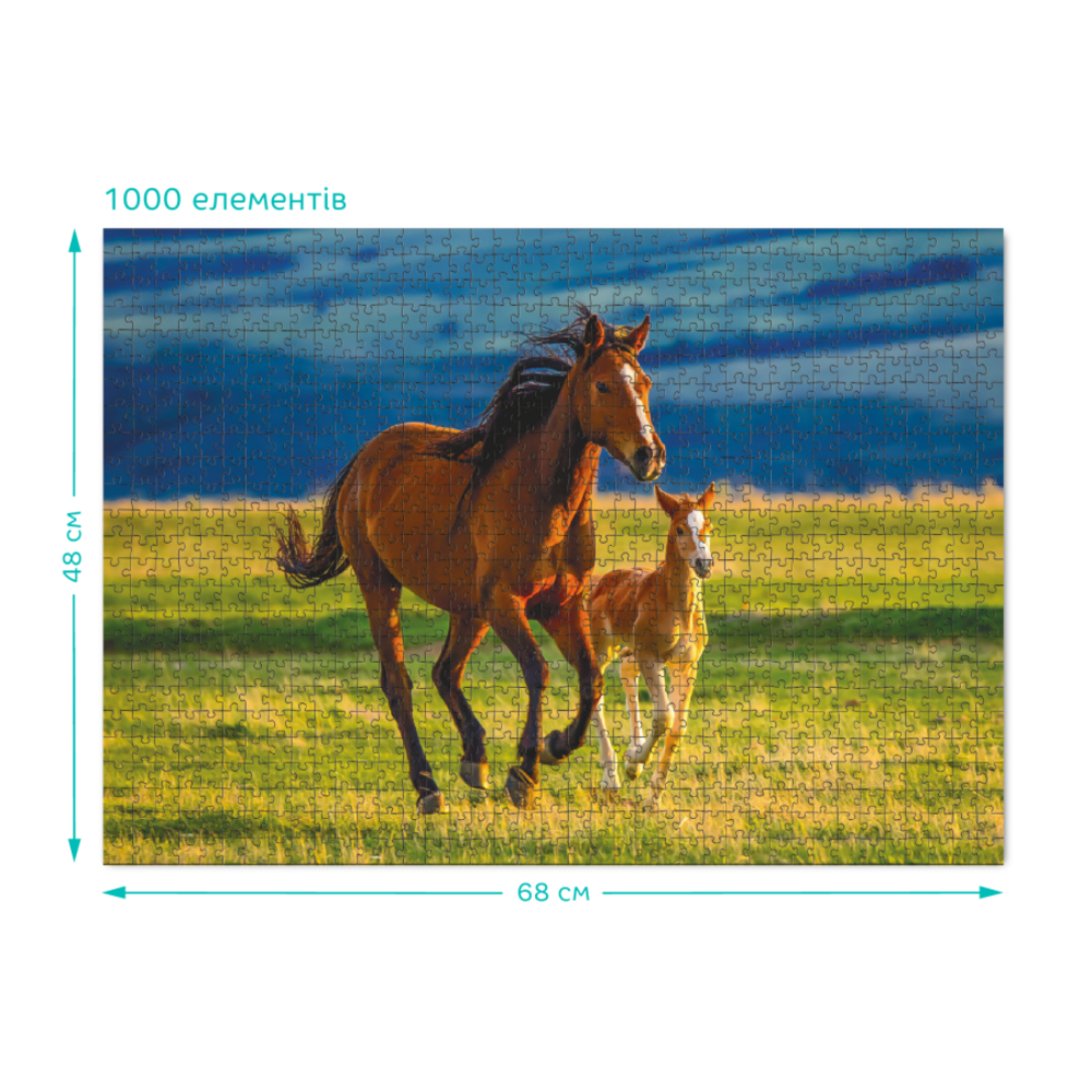 Фото, Відеоогляди пазл dodo виховання маленького лошати