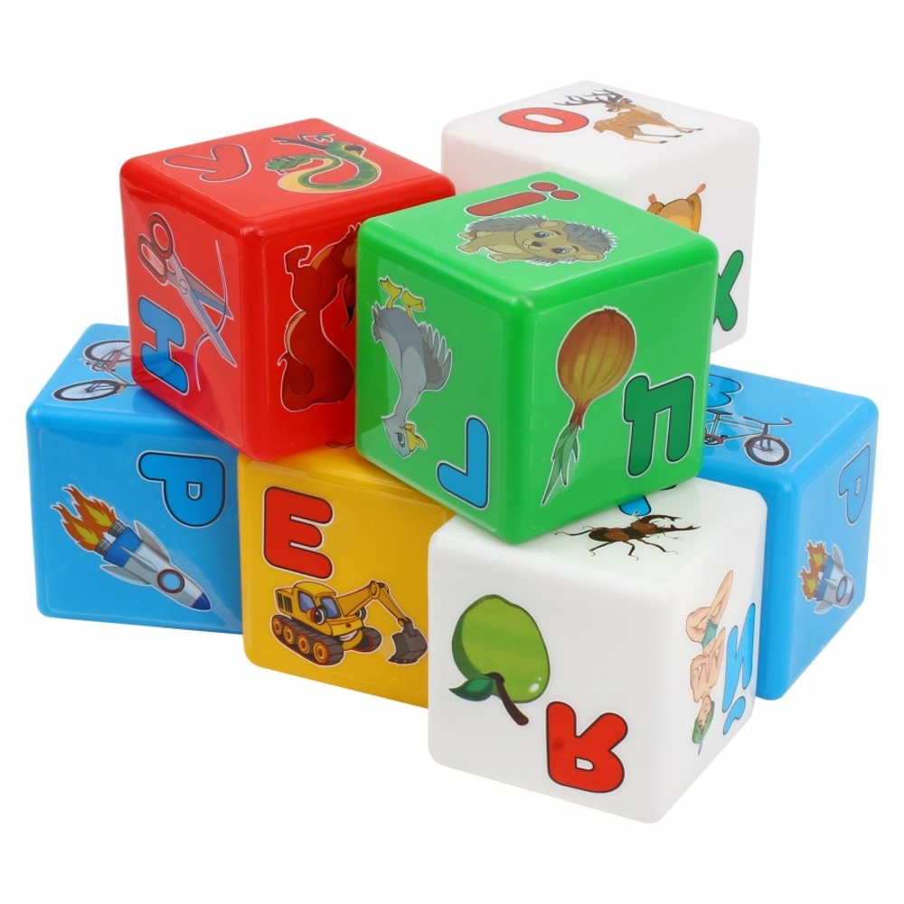 Фото, Видеообзоры іграшка кубики "абетка веселка технок" (укр.), арт.1806