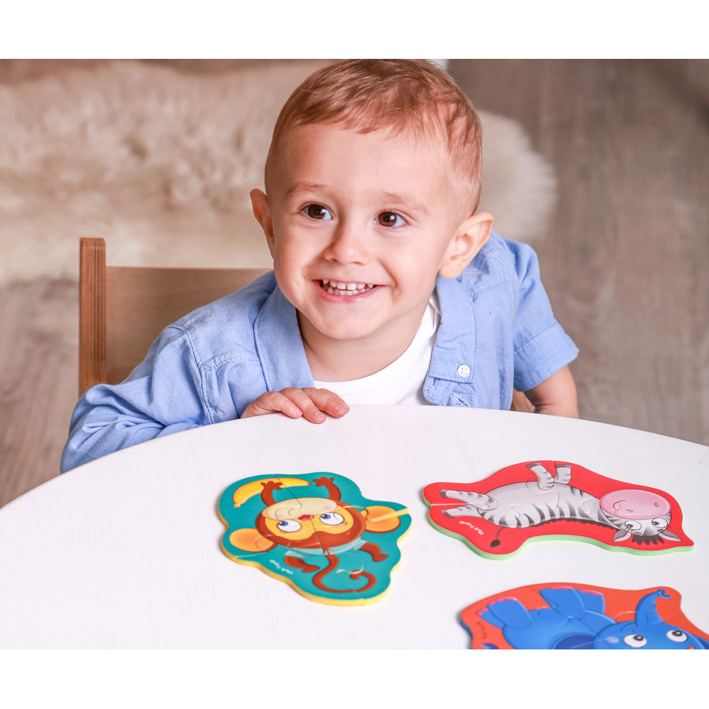 Фото, Відеоогляди бебі пазли «дитинчата. зоопарк» vt1106-88