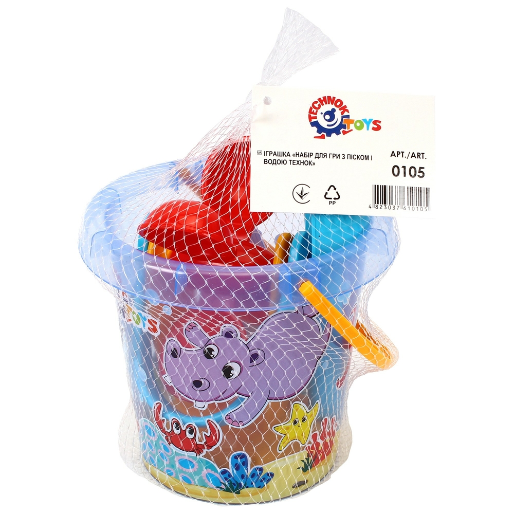 Фото, Видеообзоры іграшка "набір для гри з піском і водою технок", арт.0105