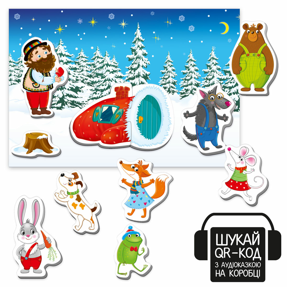 Фото, Відеоогляди гра розвиваюча vladi toys магнітний театр з аудіоказкою казкові голоси "рукавичка" vt3206-37