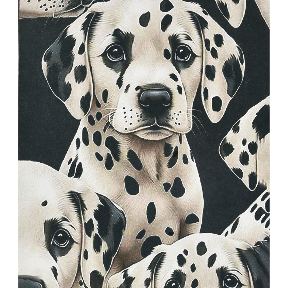 Фото, Відеоогляди алмазна мозаїка strateg преміум милі далматинці розміром 40х50 см (sk88293)