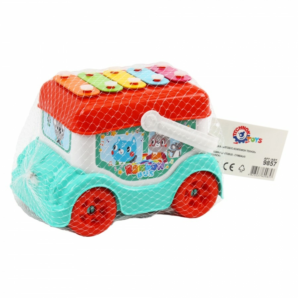Фото, Відеоогляди іграшка «автобус-ксилофон технок», арт.9857