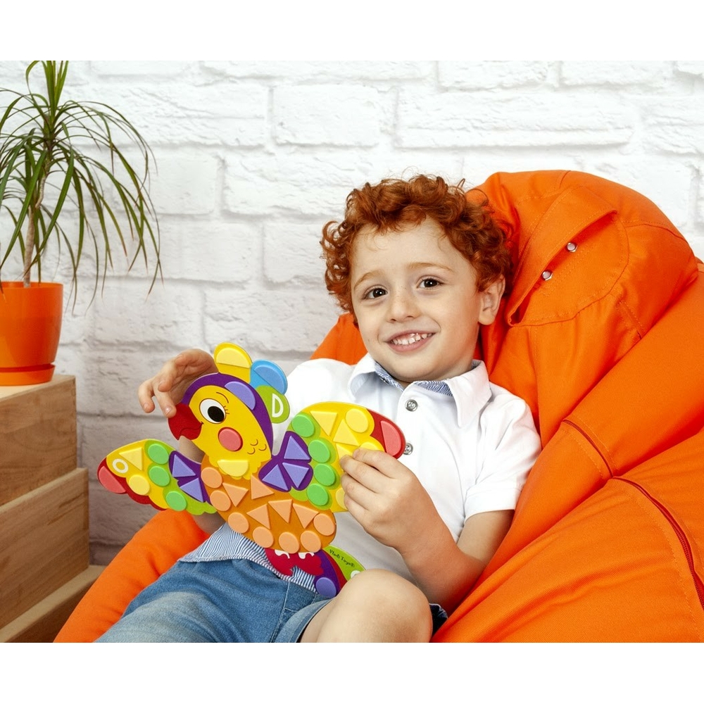 Фото, Відеоогляди набір для творчості м'яка мозаїка фігурна «тукан» vladi toys vt4511-02