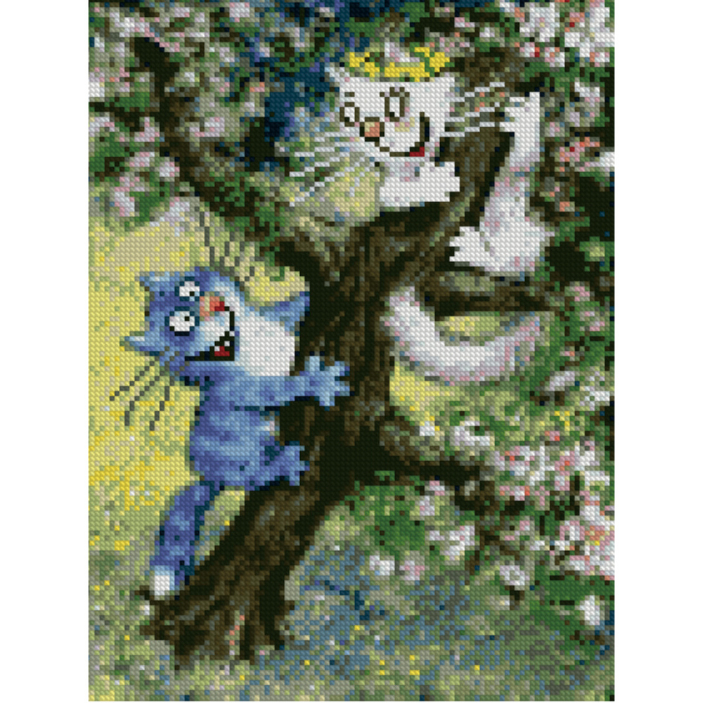 Фото, Видеообзоры алмазна мозаїка strateg преміум впіймай мене, якщо зможеш 30х40 см hx089