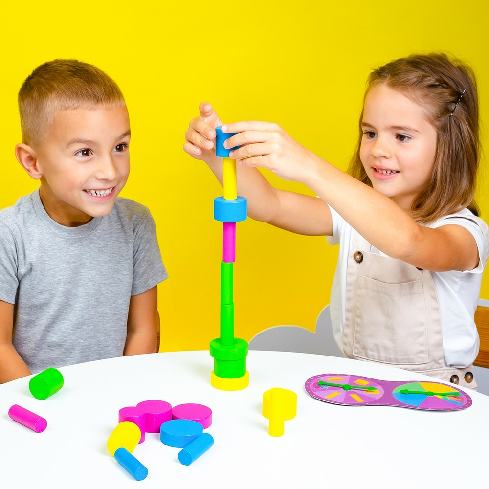 Фото, Видеообзоры гра настільна з дерев'яними фігурками «wiggle waggle» rw2020