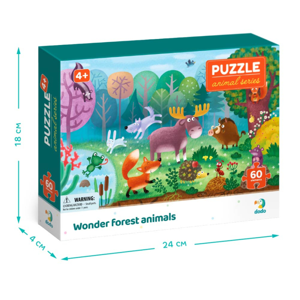 Фото, Видеообзоры пазл dodo диво-звірі у лісі