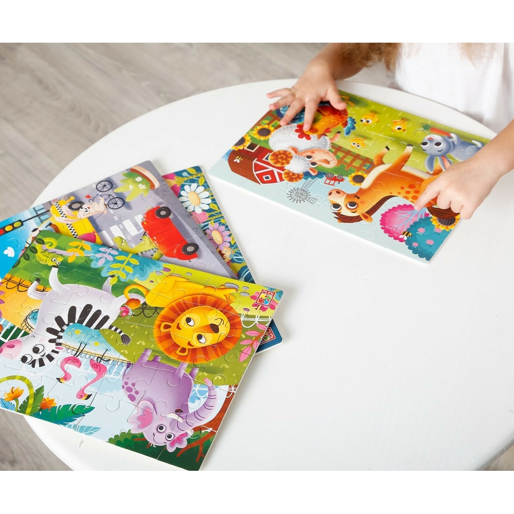 Фото, Відеоогляди м'які пазли а4 «ферма» vt1102-31