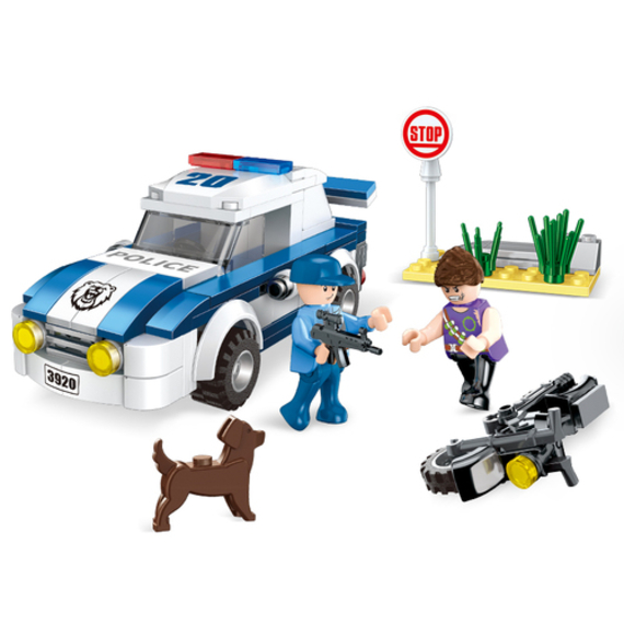 Конструктор для хлопчиків Cogo 3920 Поліція, 185 деталей