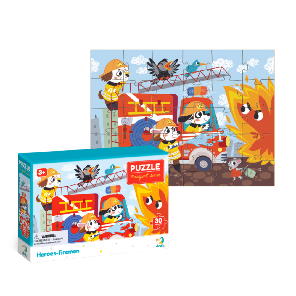 Фото, Видеообзоры пазл dodo герої-пожежники