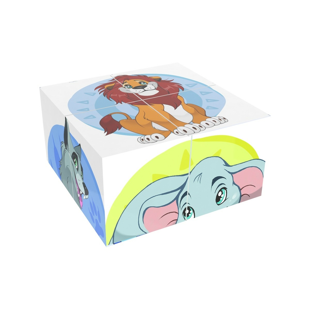 Фото, Видеообзоры іграшка кубики "дикі тварини технок", арт.1820