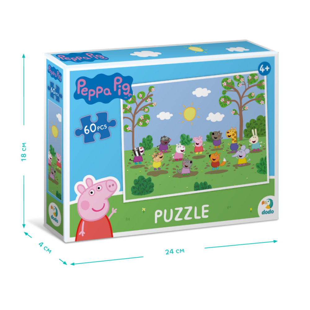 Фото, Відеоогляди пазл dodo peppa pig пеппа грає з друзями