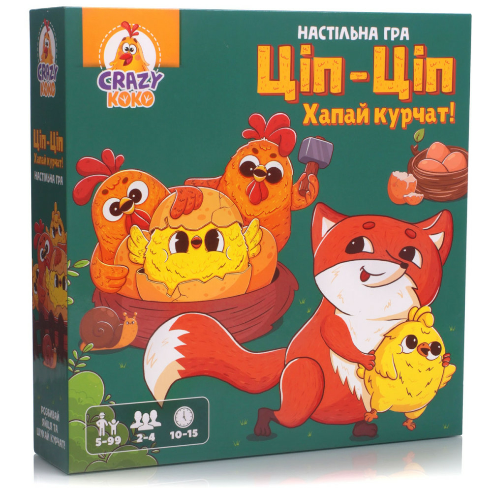 Фото, Відеоогляди гра настільна vladi toys розважальна. ціп-ціп хапай курчат! vt8055-42